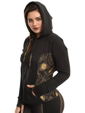 Hot Top Harry Potter Marauder's Map Full Zip Hoodie | XXL